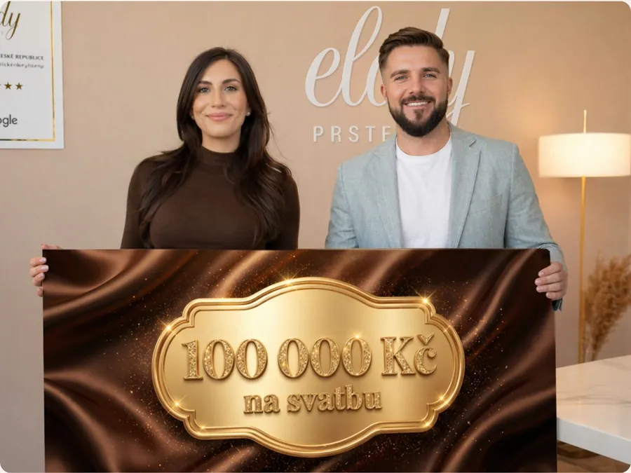 Zlatnictví Elody — 100 000 Kč na svatbu